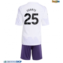 Maglie da calcio Manchester United Manuel Ugarte #25 Seconda Maglia Bambino 2025-26 Manica Corta + Pantaloni corti)